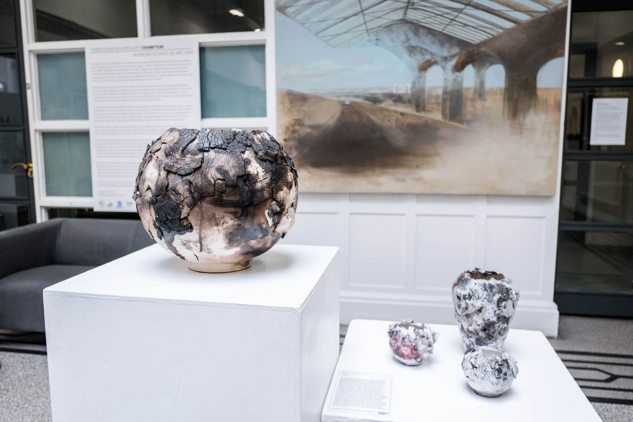 A view of the Three Counties Open Art Exhibition 2024