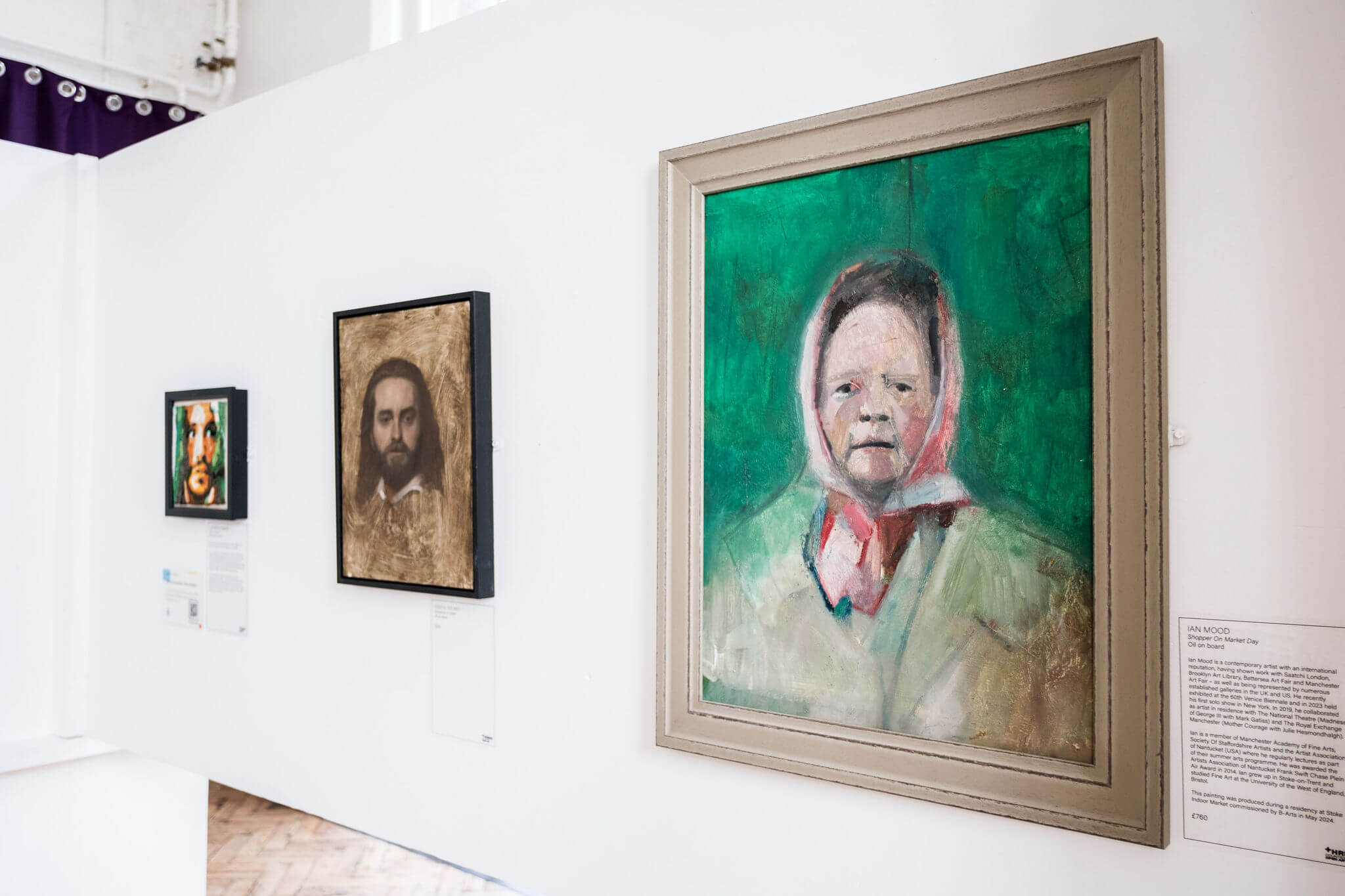 A view of the Three Counties Open Art Exhibition 2024