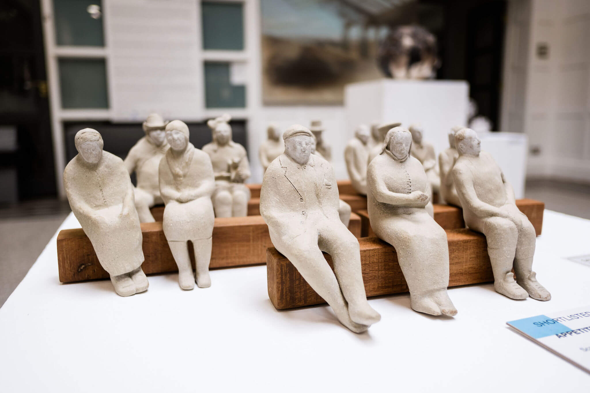 A view of the Three Counties Open Art Exhibition 2024