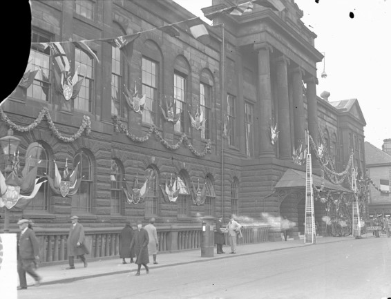 Stoke Town Hall, during Wedgwood Pageant